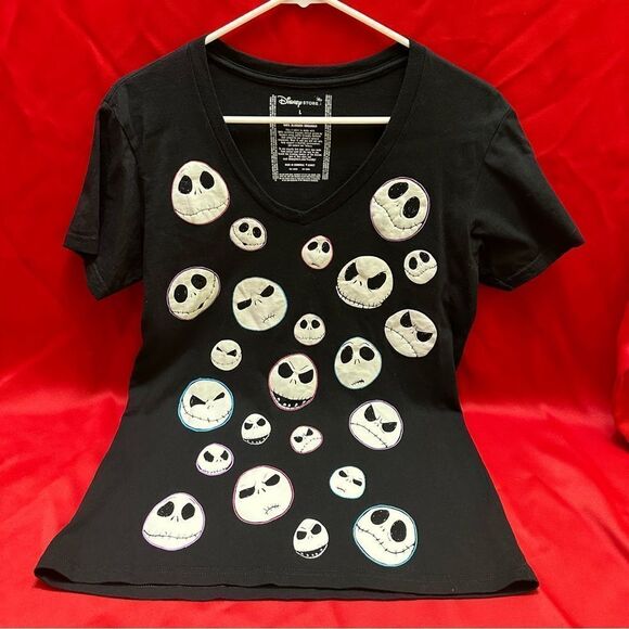 Disney Store Jack Skellington T-shirt L - Picture 1 of 7